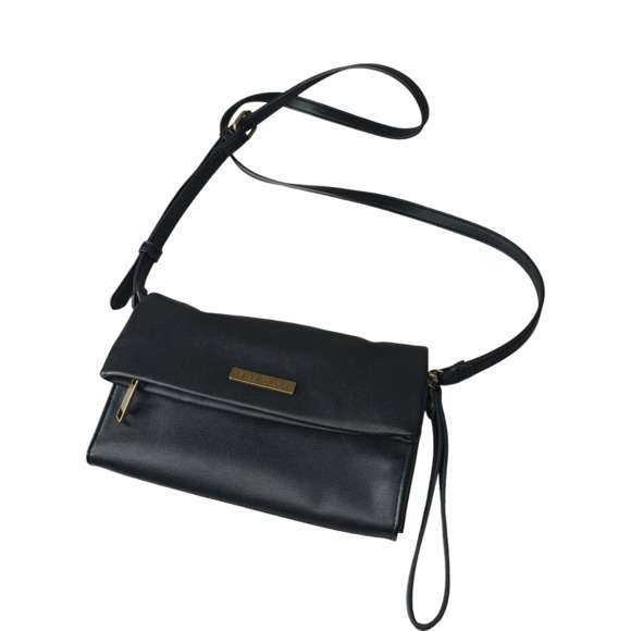 FRYE and Co. Handbags - FRYE and Co. Flap Wristlet Crossbody Bag Black